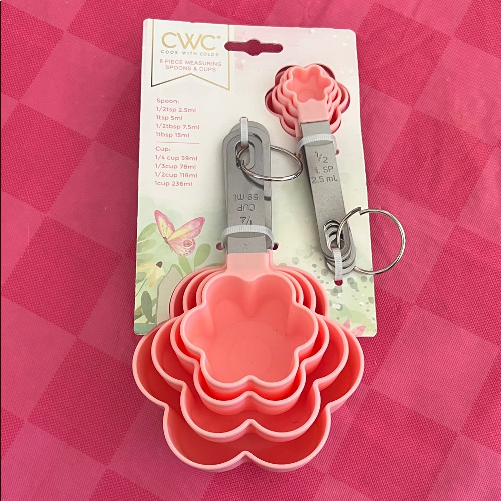 CWC Pink Measuring Cups Set